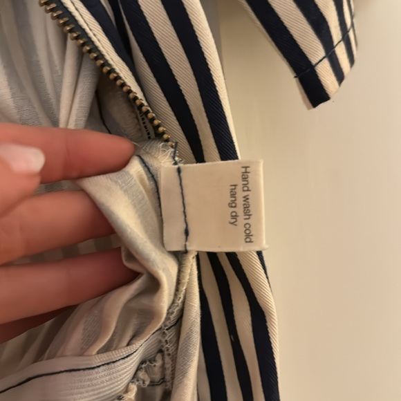 Lykke Wullf Janae shorts jumpsuit striped navy cream summer - Picture 5 of 7